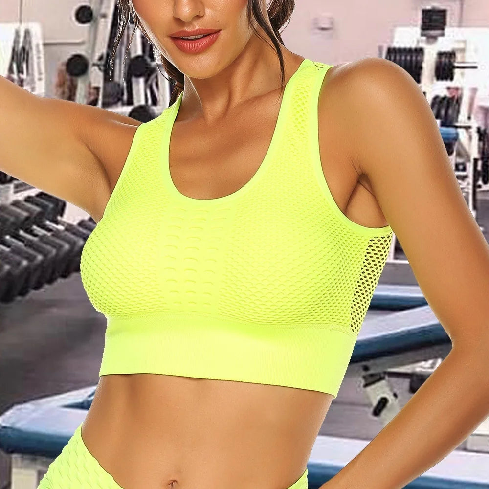 Hot Fitness Women’s Quick-Dry Sports Bra & Yoga Tank Top