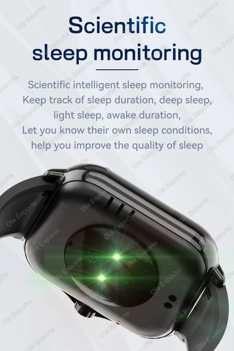 1.83" Waterproof Smartwatch with Call & Sleep Monitoring