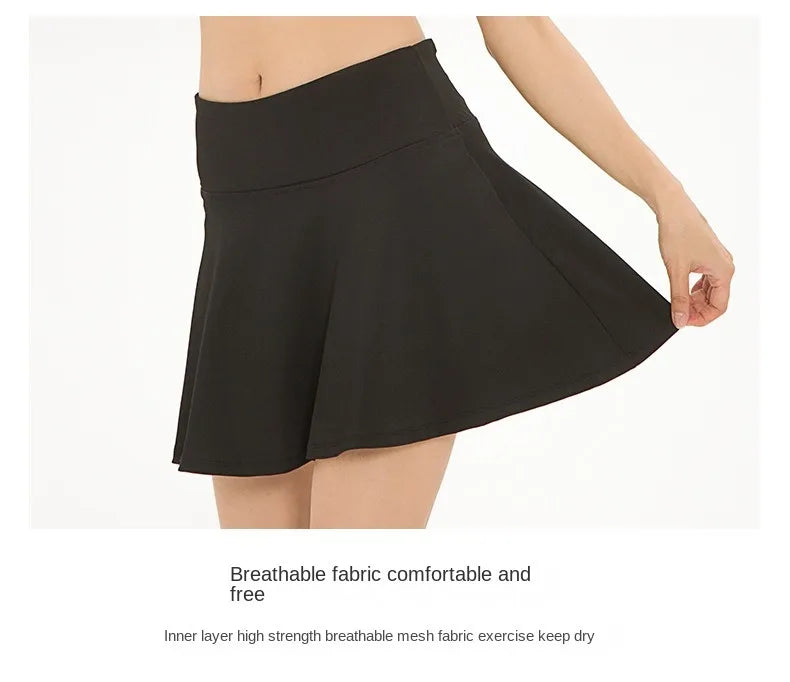 High-Waisted Sports Skirt with Shorts – Women’s Yoga, Running & Tennis Skort