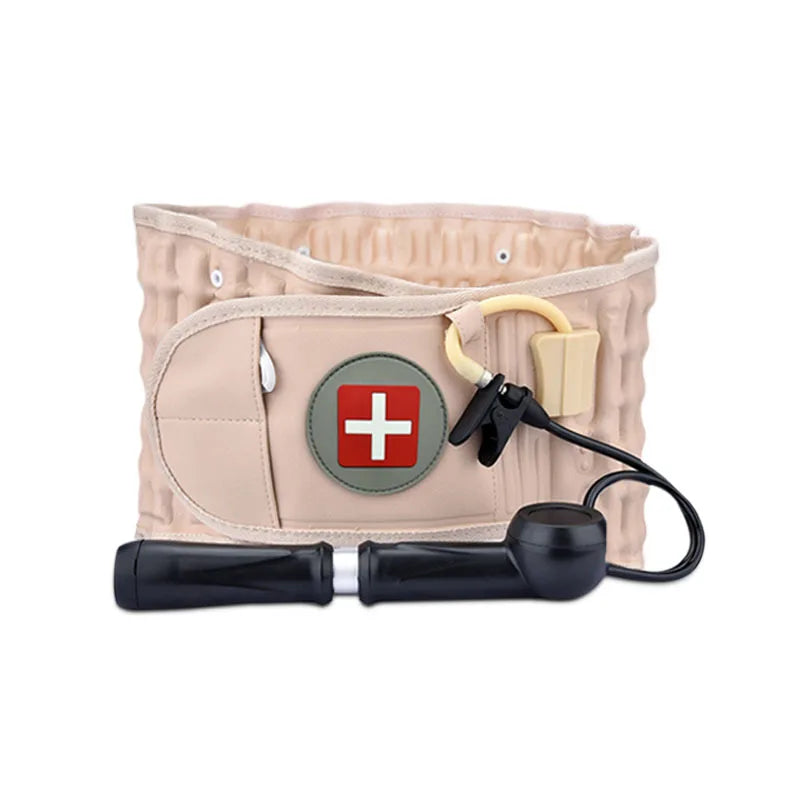 Adjustable Inflatable Lumbar Traction Belt – Spine & Back Support
