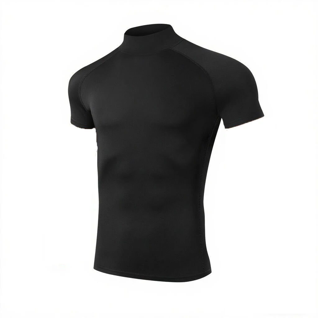 Men’s Compression T-Shirt – Bodybuilding Sportswear, Quick-Dry Short Sleeve Gym Running Workout Top