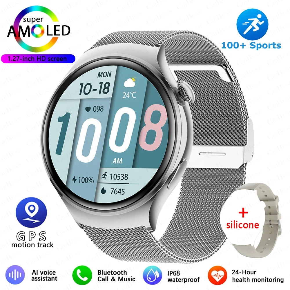 Women’s GPS Smartwatch with NFC, Bluetooth Call & Health Tracking