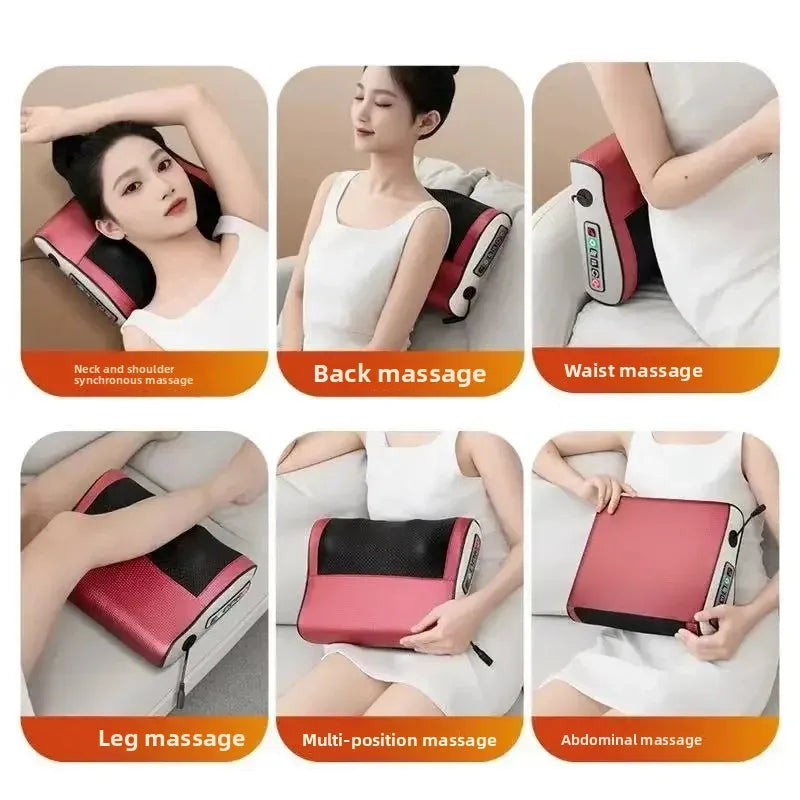 Multi-Functional Neck & Shoulder Massager – Adjustable Kneading Back Massager with Hot Compress for Home Use