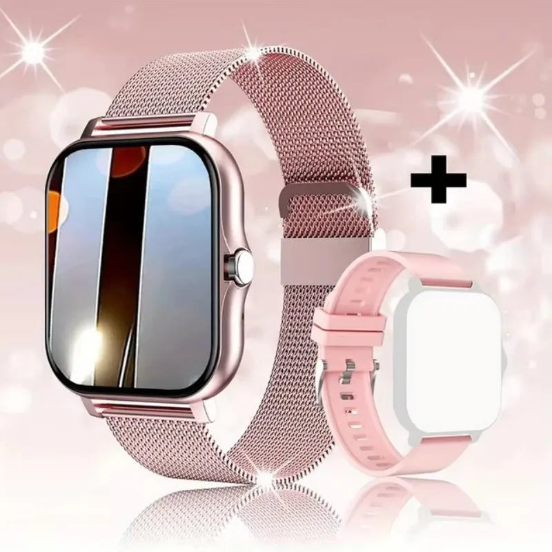 Smartwatch with Bluetooth Call, Health Monitoring, 1.44" Color Screen