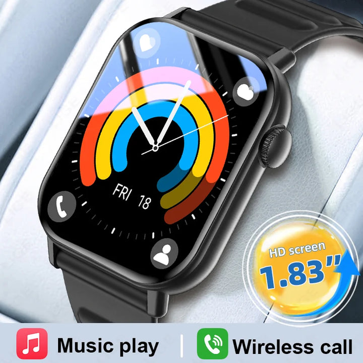 LIGE 2025 Smartwatch 1.83" HD Screen, BT Call, Health & Fitness Tracker