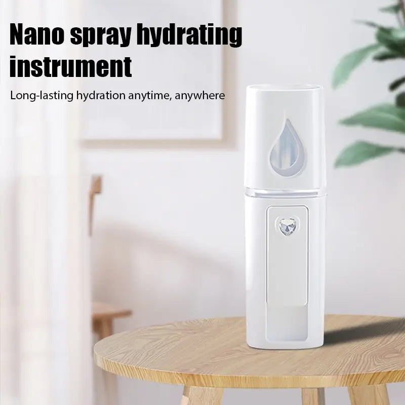 Mini Nano Mist Sprayer – USB Rechargeable Facial Humidifier & Steamer