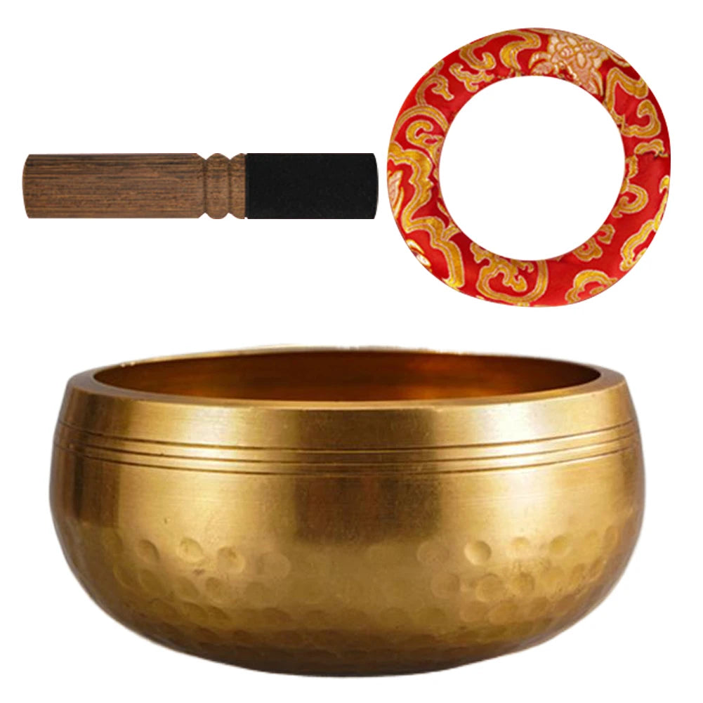 Tibetan Singing Bowl Set for Meditation, Yoga & Sound Healing Therapy