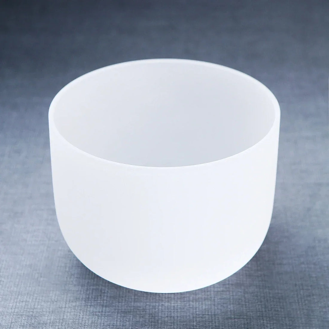Handmade White Crystal Singing Bowl – Sound Healing & Meditation Instrument