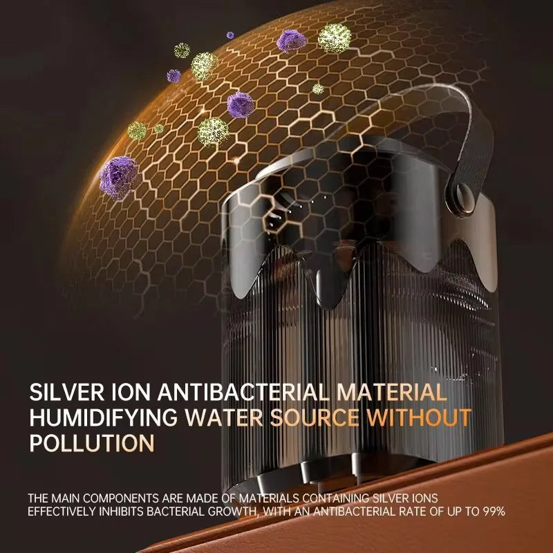 3L Cool Mist Air Humidifier – USB Aroma Diffuser for Home & Office