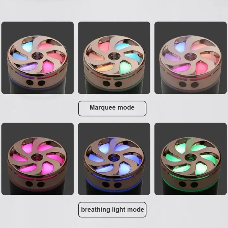 300ml Car Air Humidifier with Night Light & Aroma Diffuser