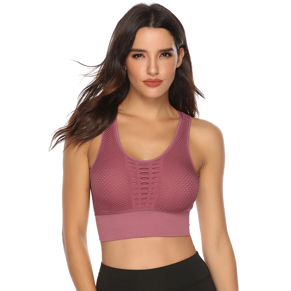 Hot Fitness Women’s Quick-Dry Sports Bra & Yoga Tank Top