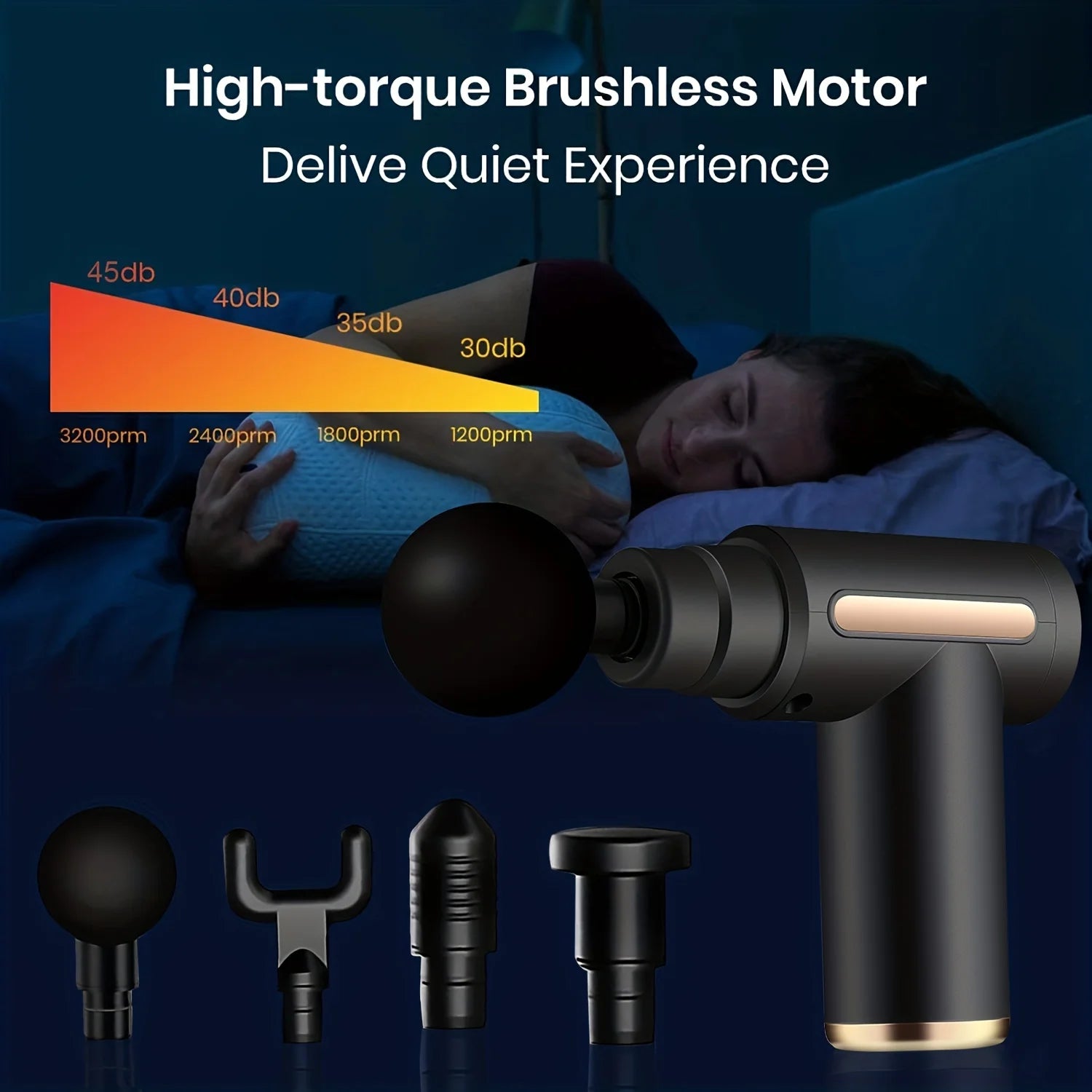 Portable Fascia Massage Gun – Deep Muscle Relaxation & Fitness