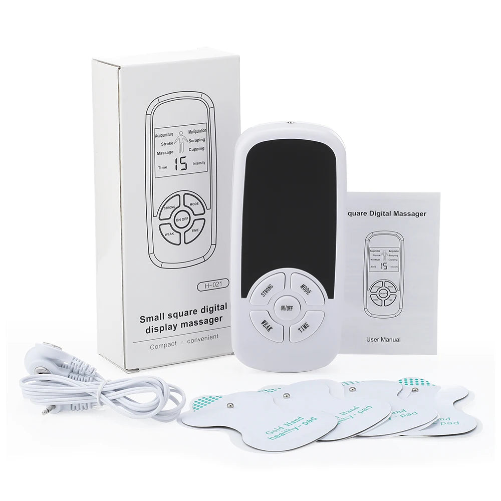 EMS TENS Muscle Stimulator – Physiotherapy Pulse Massager with 6 Modes