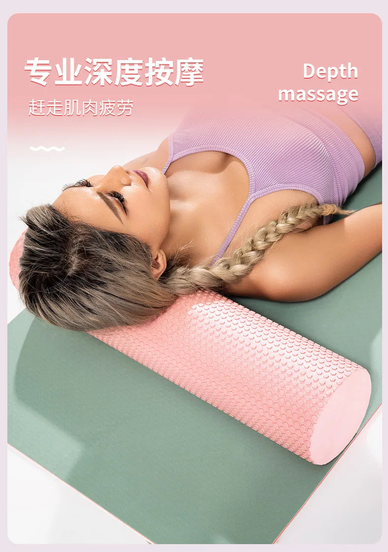 EVA Foam Roller Yoga Column – 30/45/60cm Pilates Massage Block