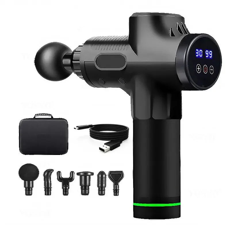 Portable Fascia Massage Gun – Deep Muscle Relaxation & Fitness