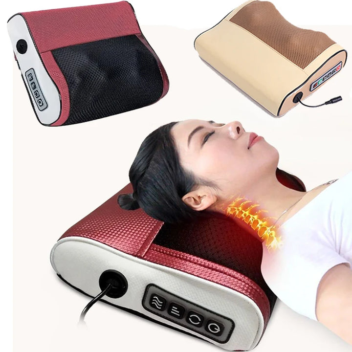 Multi-Functional Neck & Shoulder Massager – Adjustable Kneading Back Massager with Hot Compress for Home Use
