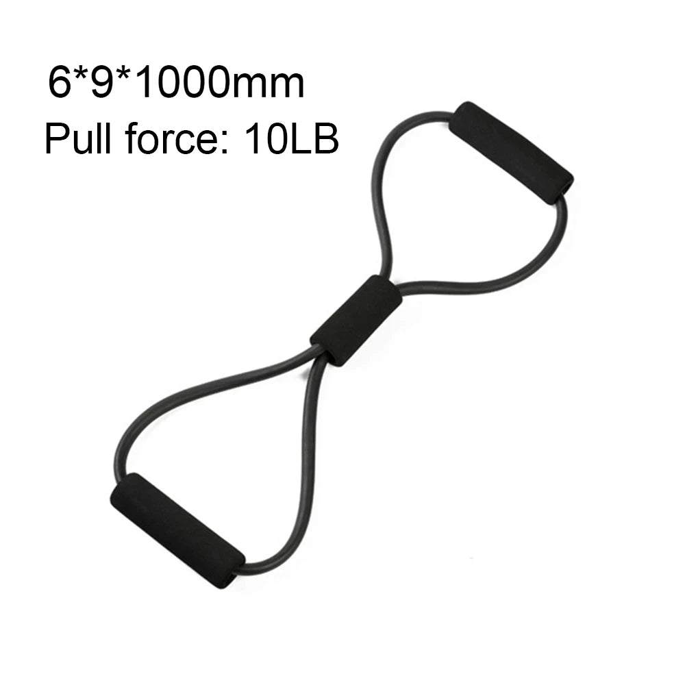 8-Shaped Resistance Band – Chest Expander for Home Fitness & Yoga