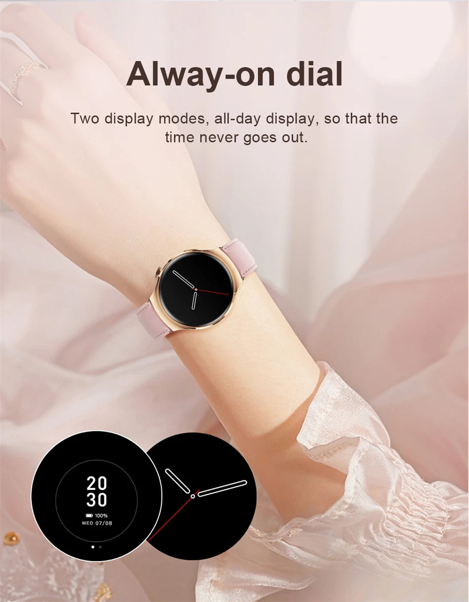 Women’s GPS Smartwatch with NFC, Bluetooth Call & Health Tracking
