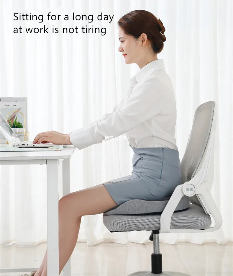Hemorrhoid & Tailbone Seat Cushion – Memory Foam Pain Relief Donut