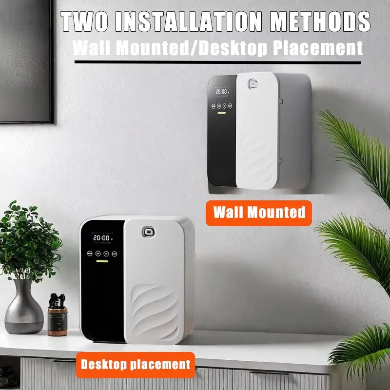 500ml Electric Aroma Diffuser – Waterless Scent Machine, Essential Oil Air Freshener for Home & Office (Covers up to 1000m³)