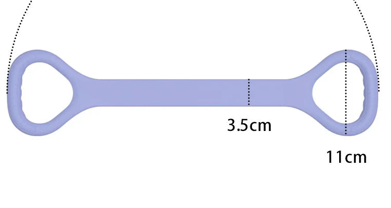 8-Shape Pull-Up Elastic Band – Posture & Back Trainer