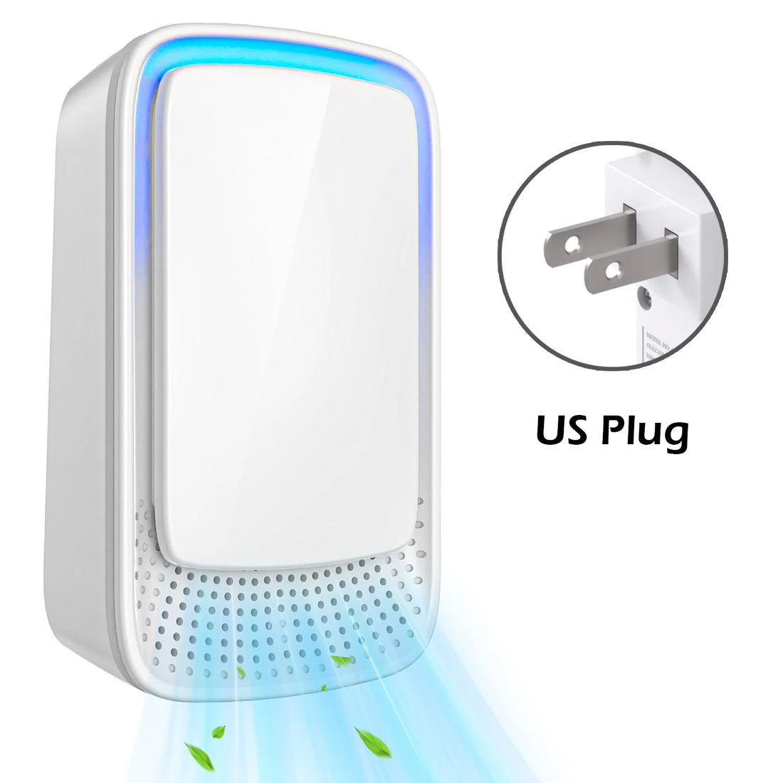Plug-In Negative Ion Air Purifier – Quiet Mini Air Cleaner for Home