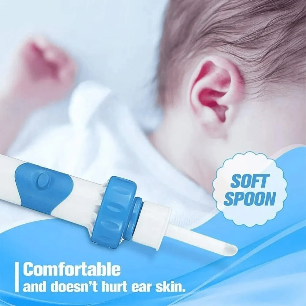Electric Earpick – Safe Earwax Cleaner for Children & Adults, Ear Care Wax Remover