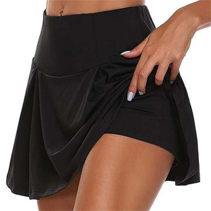 High-Waisted Sports Skirt with Shorts – Women’s Yoga, Running & Tennis Skort
