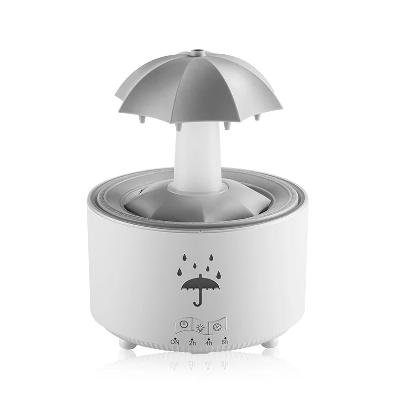 Cloud Rain Humidifier – Raindrop Aroma Diffuser with Remote & Night Light