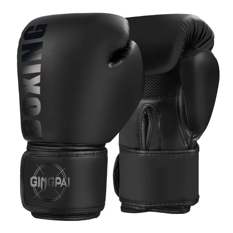 High-Quality PU Leather Boxing Gloves – 6/8/10/12oz Muay Thai, MMA, Free Fight & Sandbag Training Gloves for Men and Women