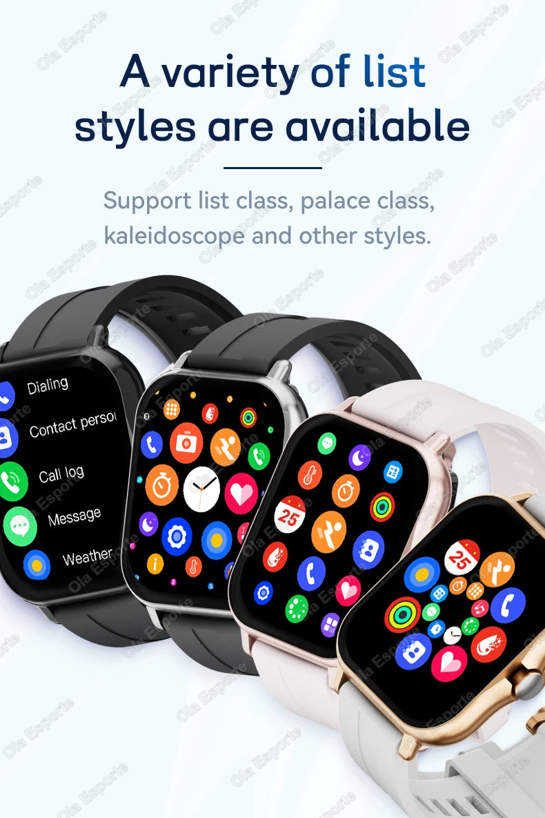 1.83" Waterproof Smartwatch with Call & Sleep Monitoring