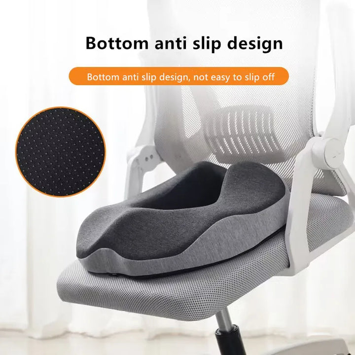 Hemorrhoid & Tailbone Seat Cushion – Memory Foam Pain Relief Donut