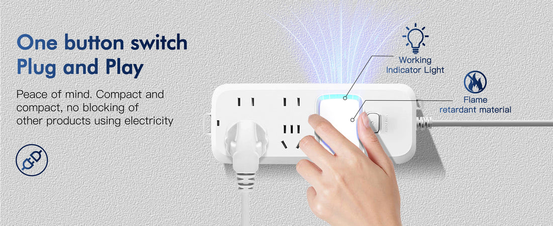Plug-In Negative Ion Air Purifier – Quiet Mini Air Cleaner for Home