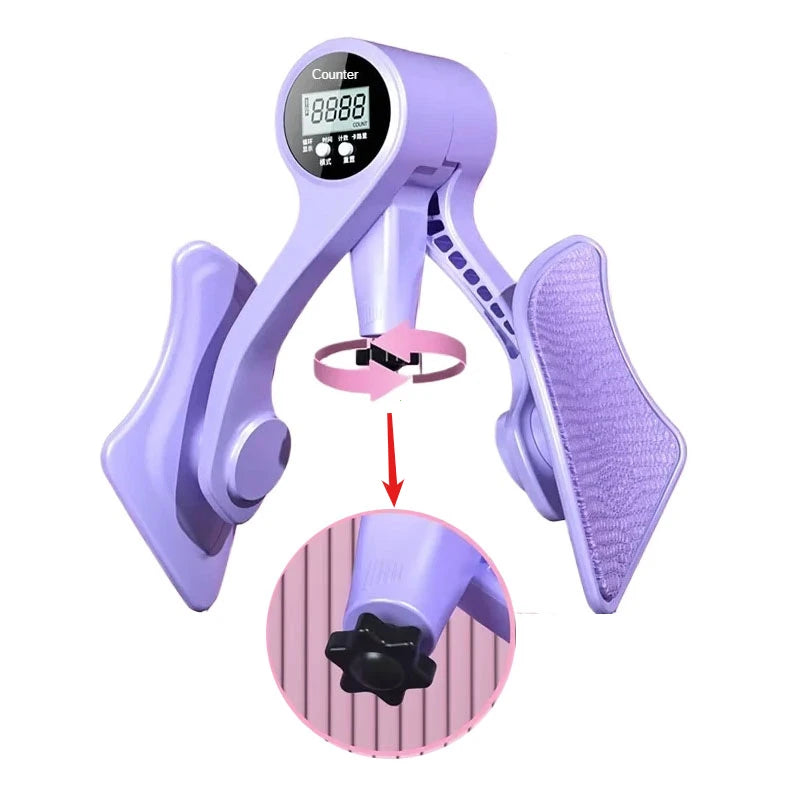 Digital Counter Hip Trainer – Adjustable Pelvic Floor & Inner Thigh Exerciser for Leg Strength and Fitness Training