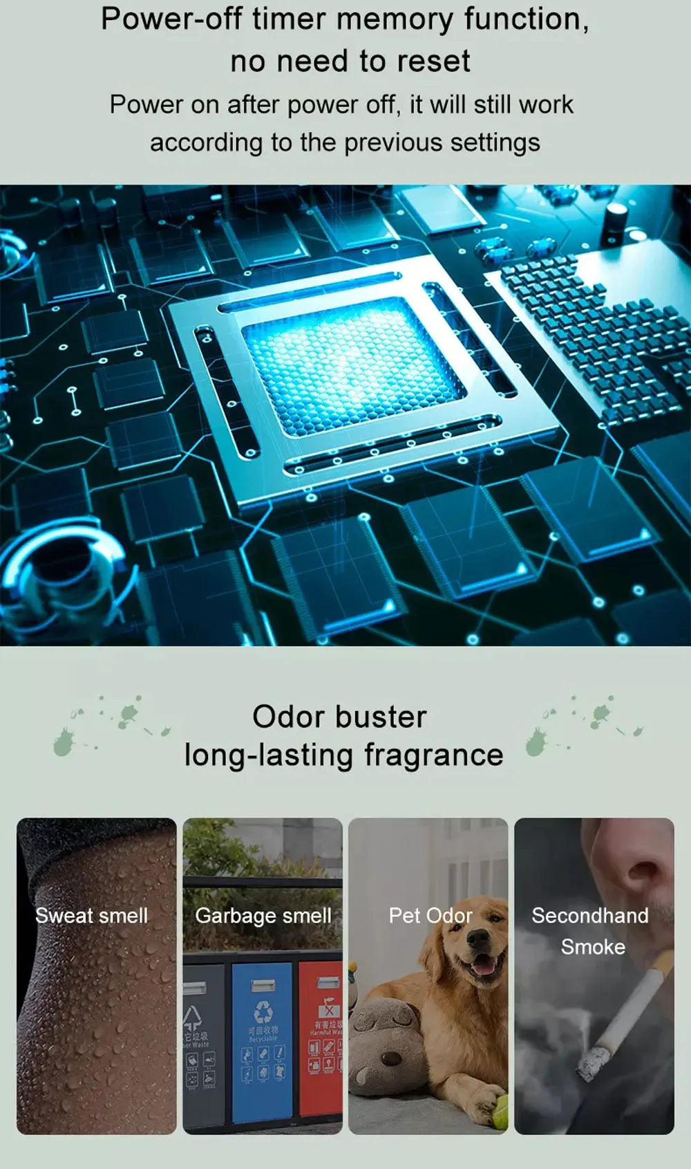 500ML Smart Fragrance Diffuser – Waterless Essential Oil Air Freshener