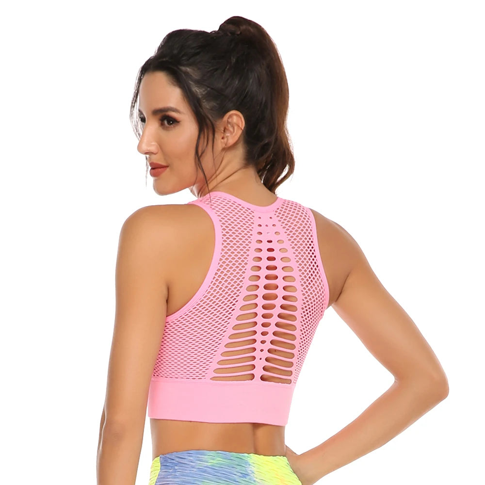 Hot Fitness Women’s Quick-Dry Sports Bra & Yoga Tank Top