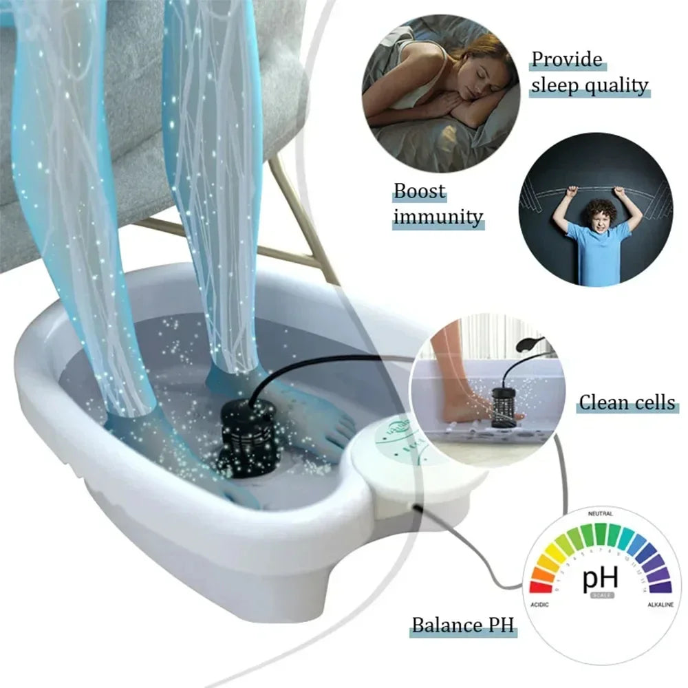 Ionic Foot Spa Bath Machine – Detox & Massage for Vitality