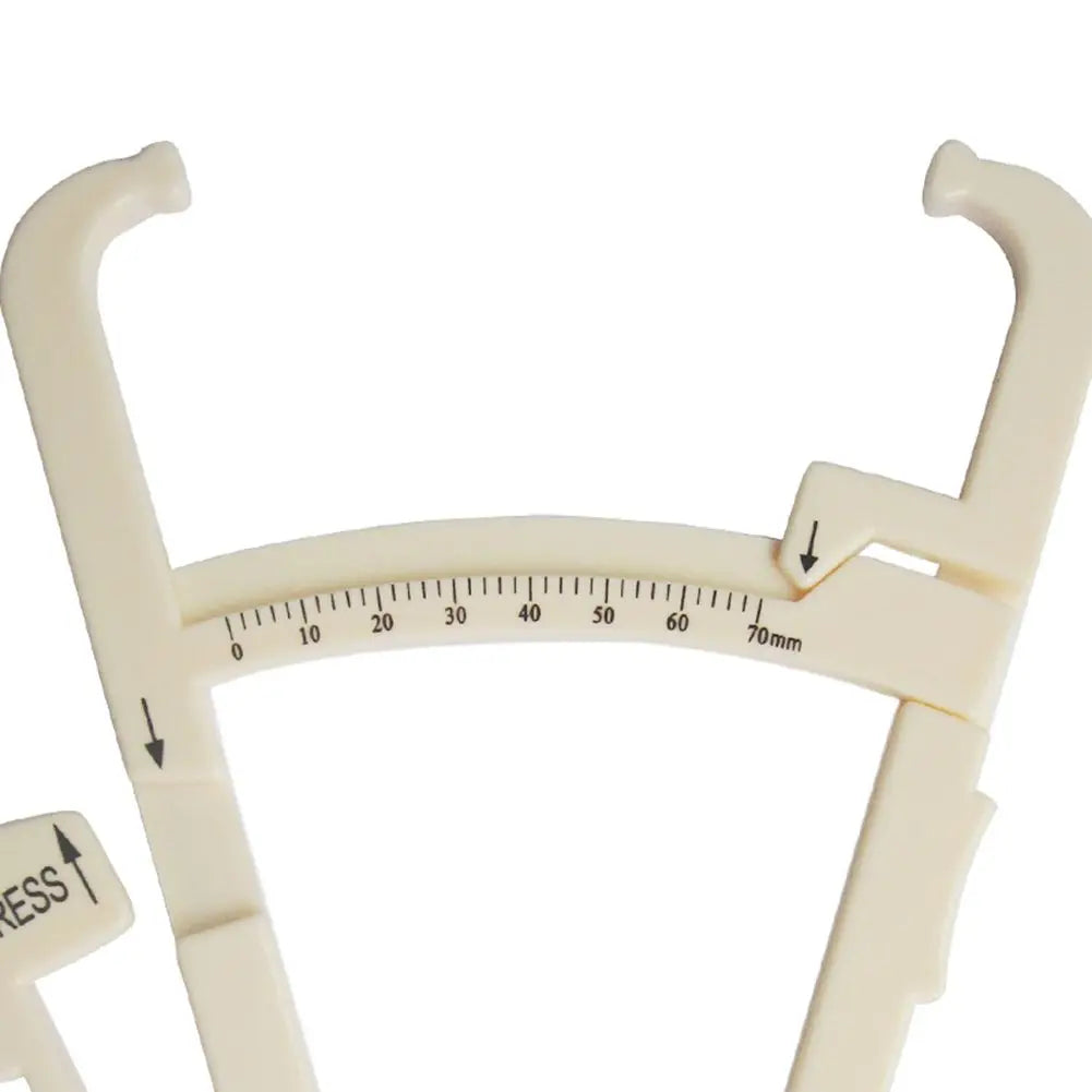 Body Fat Caliper Tester – Skinfold Measurement Tool with Chart (1/3/5 Pcs)