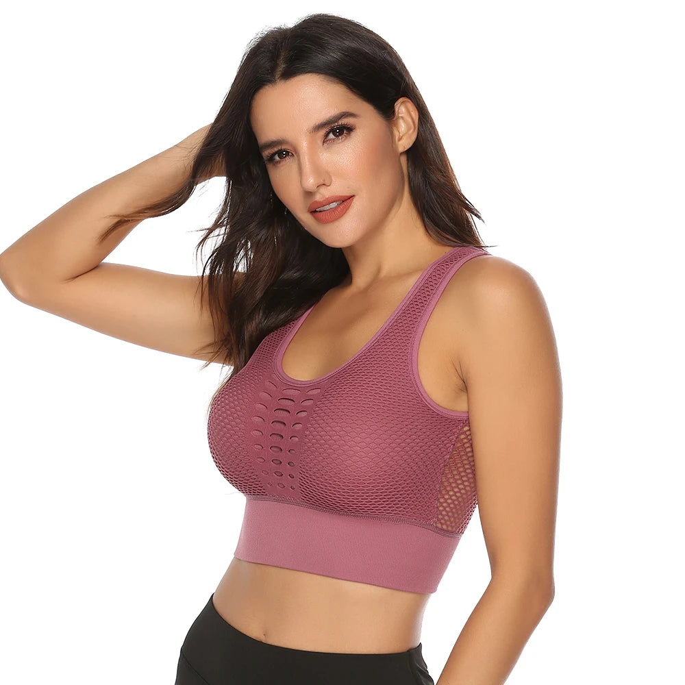 Hot Fitness Women’s Quick-Dry Sports Bra & Yoga Tank Top