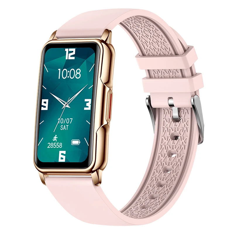 Smart Bracelet Watch – Android iOS Compatible, Waterproof Fitness Tracker with Heart Rate Monitor & 20+ Sports Modes, Gift for Men & Women
