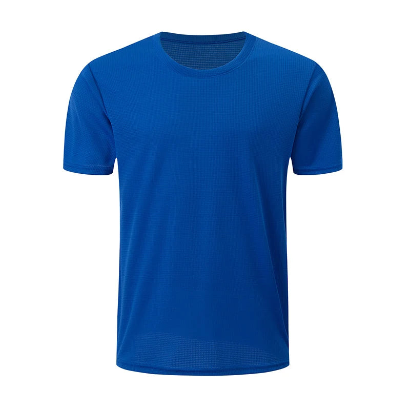 Men’s Waffle Sports Shirt – Short Sleeve Fitness & Training Top (1/5 Pcs)