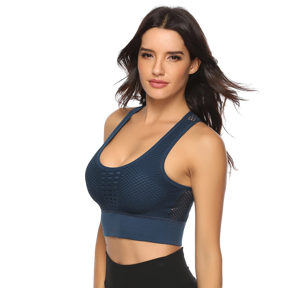 Hot Fitness Women’s Quick-Dry Sports Bra & Yoga Tank Top