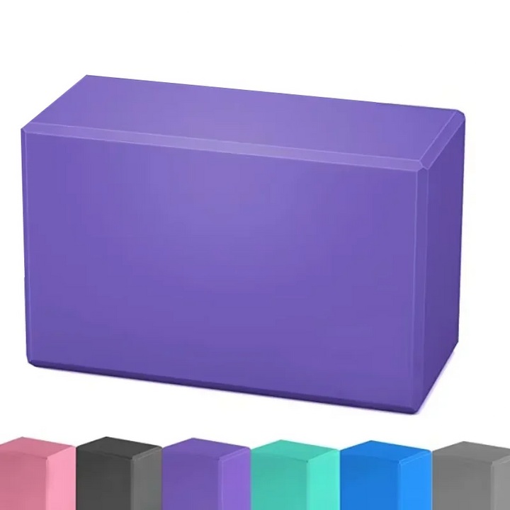 High-Density EVA Yoga Block – Non-Slip Foam Support for Fitness