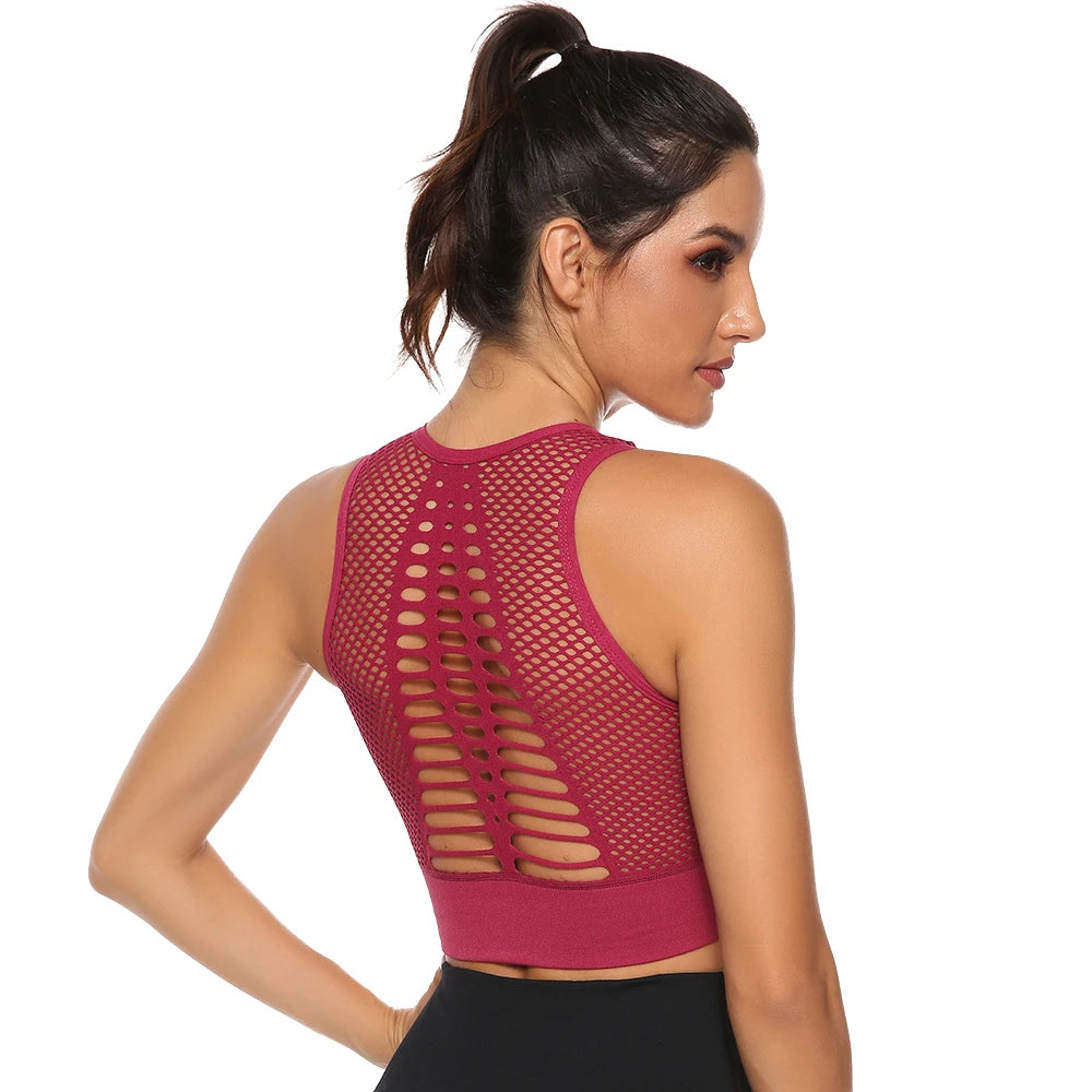 Hot Fitness Women’s Quick-Dry Sports Bra & Yoga Tank Top
