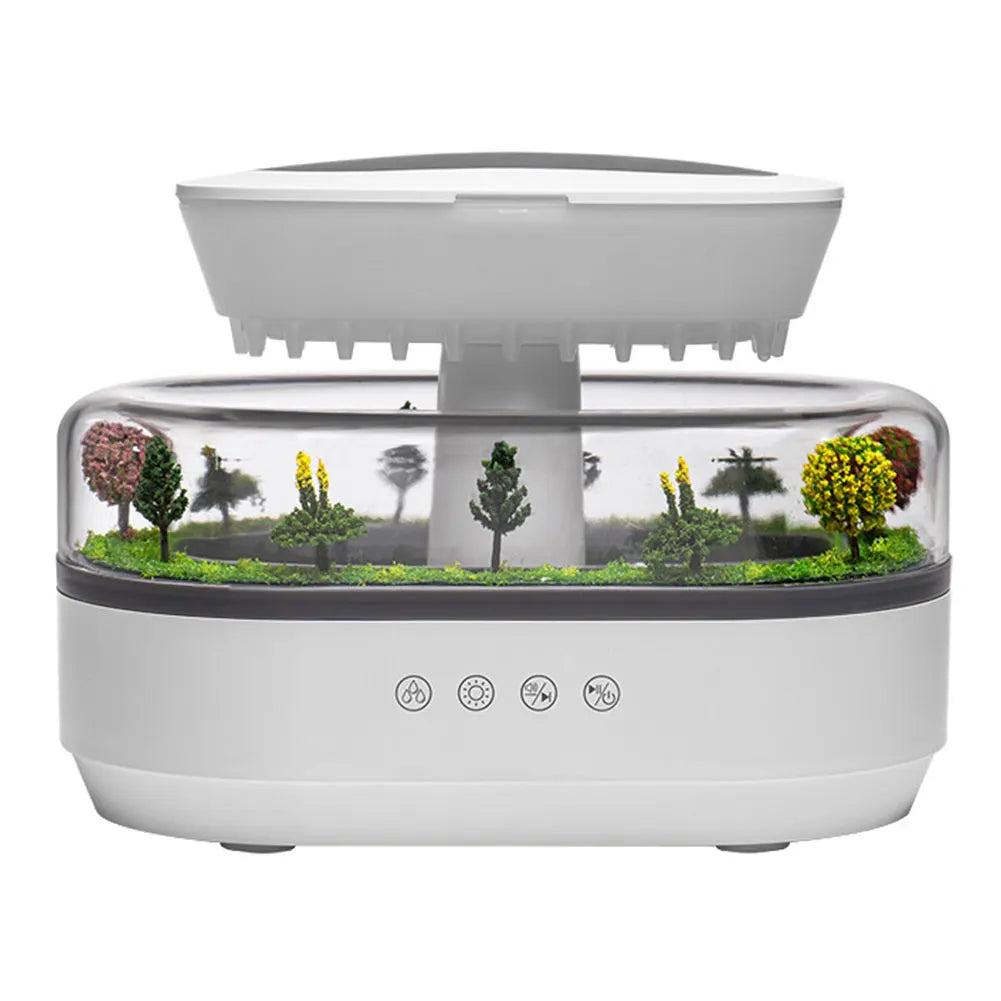 Rain Cloud Humidifier with Essential Oil Diffuser and 7-Color Night Light