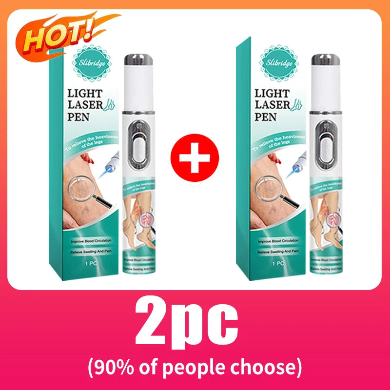 Leg Care Blue Light Therapy Pen – Varicose Vein Treatment Tool, 2025 Hot Sale