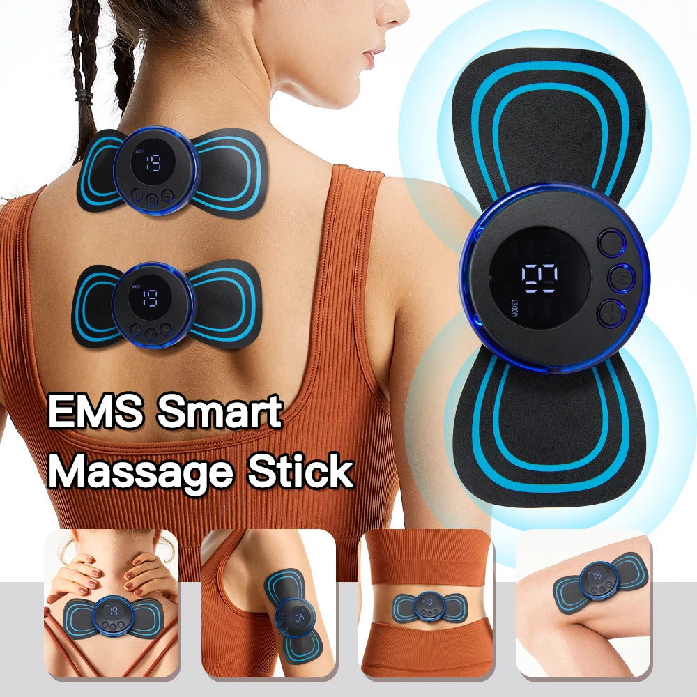 Electric EMS Foot Massager Pad – Foldable Muscle Stimulating Mat for Pain Relief & Relaxation