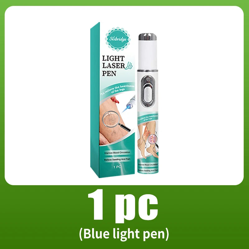 Leg Care Blue Light Therapy Pen – Varicose Vein Treatment Tool, 2025 Hot Sale