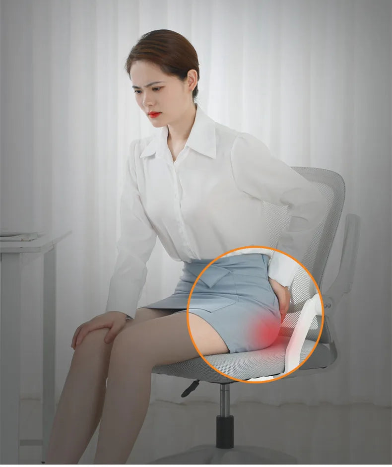 Hemorrhoid & Tailbone Seat Cushion – Memory Foam Pain Relief Donut