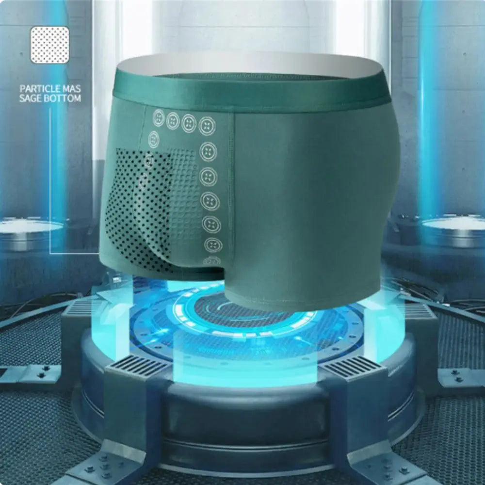 Energy Field Therapy Men’s Underwear – Breathable Magnetic Therapy Slim Briefs, Elastic Polyester Fibre